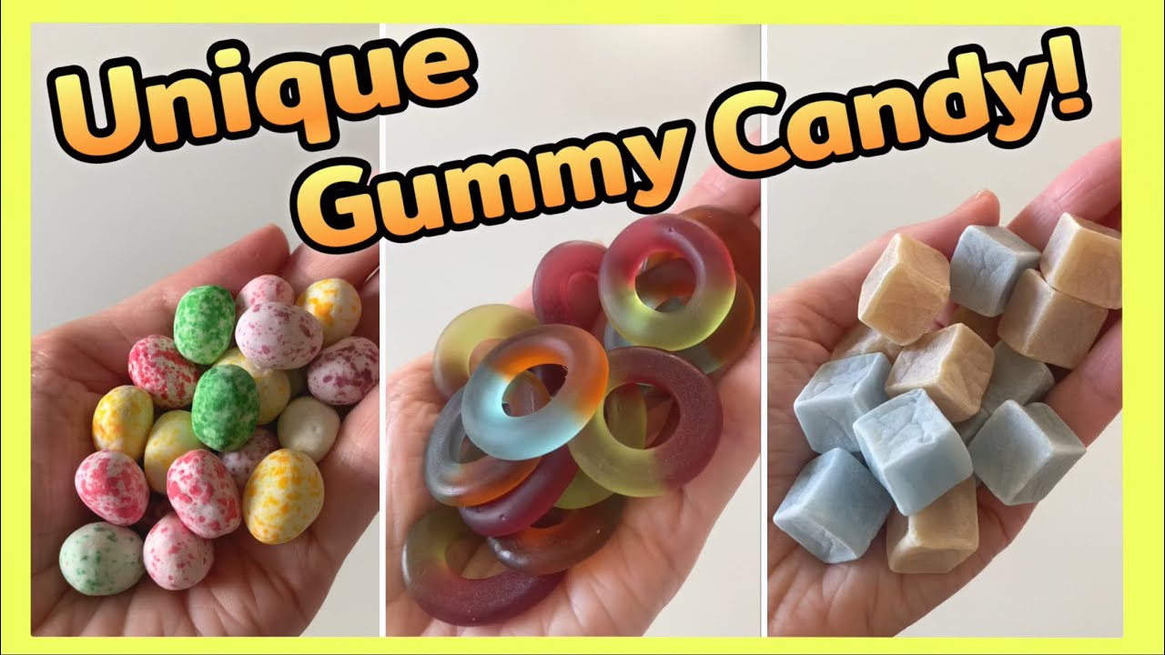 Unique Gummy Jelly Candy ! Japan Supermarket Food🌈