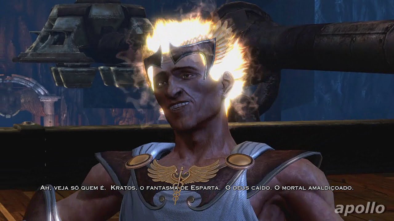 God of War 3 - Kratos vs Hermes (Legendado PT-BR)