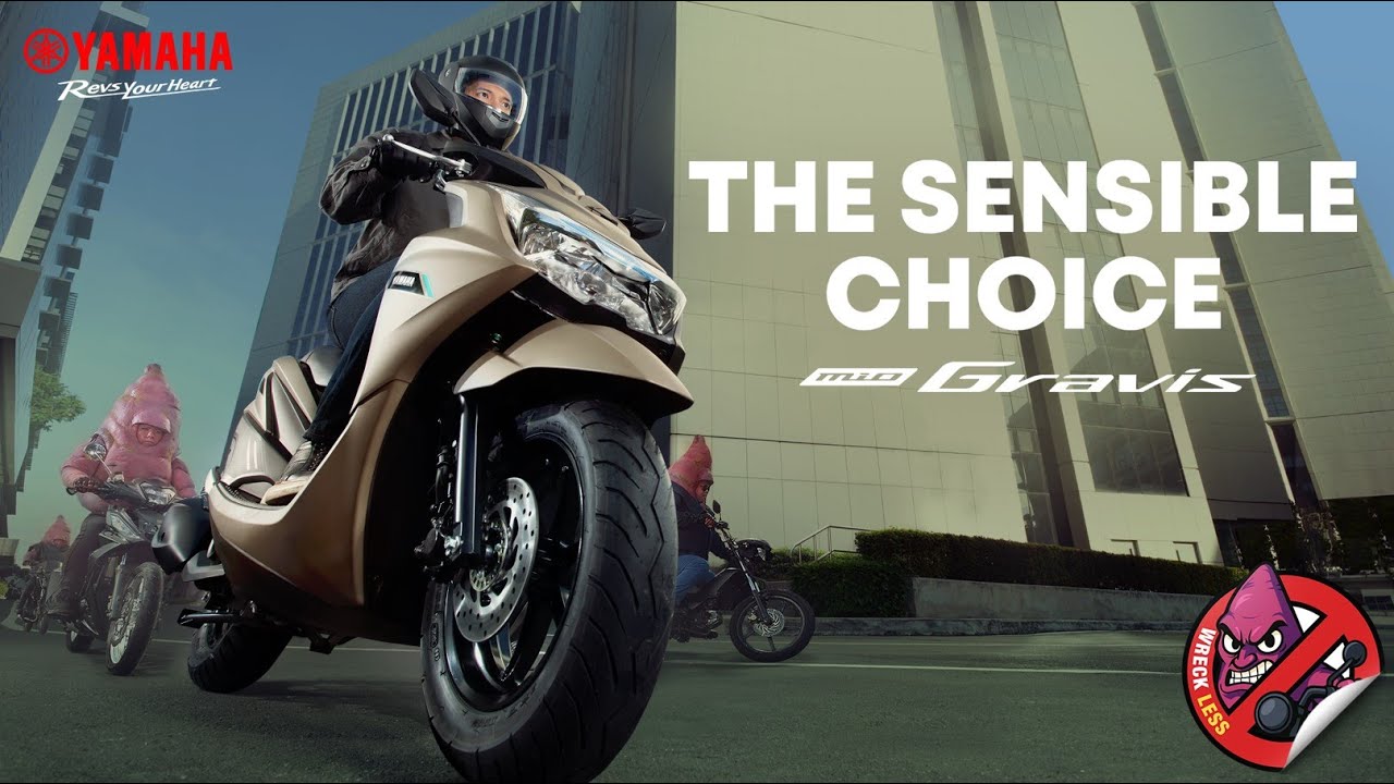 #TheSensibleChoice with the new Yamaha Mio Gravis!