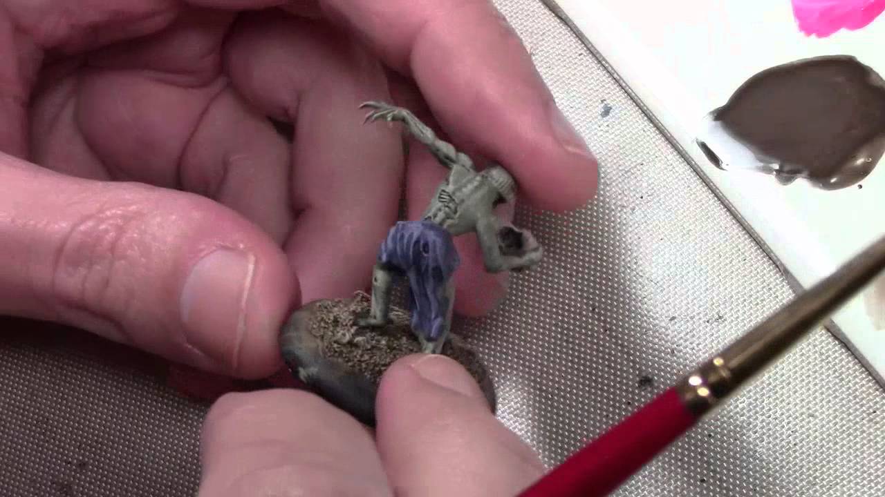 How to Speed Paint Zombie Miniatures