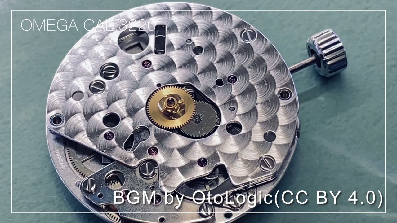 Omega Speedmaster Automtic cal.3220 Disassembly movie オメガスピードマスターオートマティック　キャリバー3220　分解動画 機械式腕時計