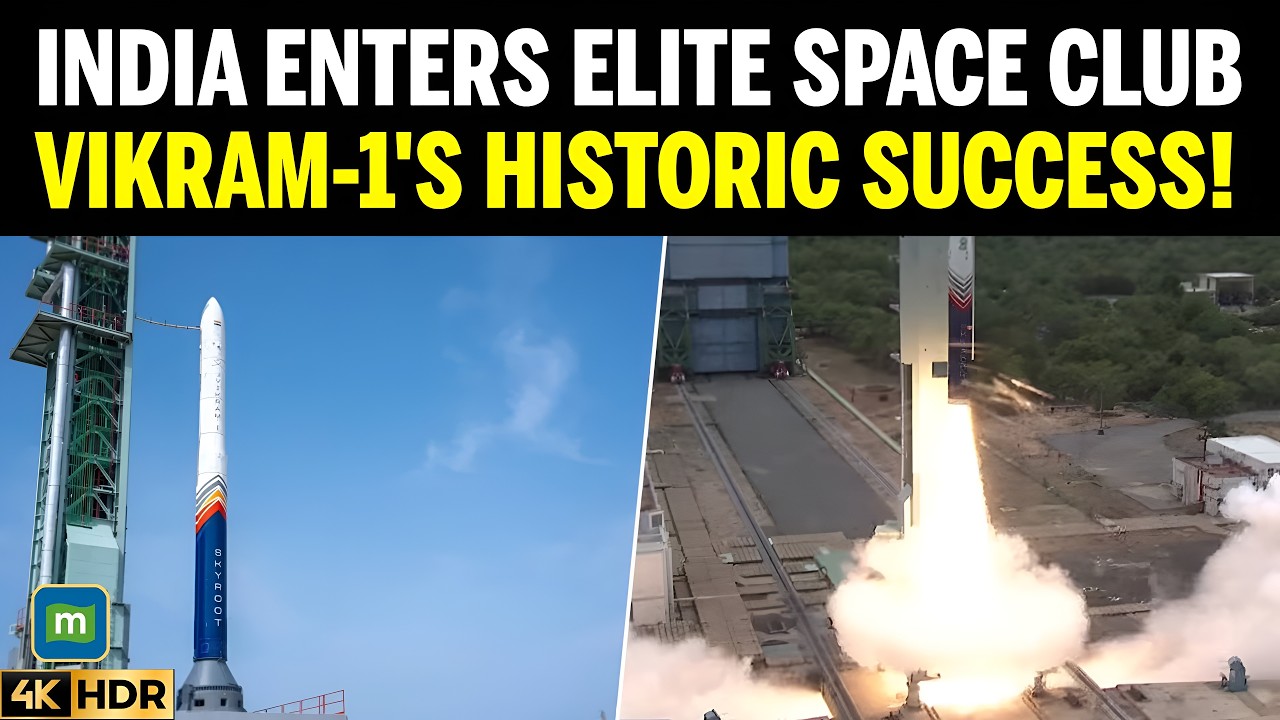 Skyroot's Vikram-1 Makes History, India Joins Elite Space Club