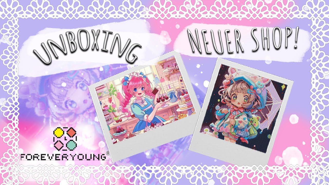 NEUER TOLLER SHOP! 🤩 FOREVERYOUNGDIY | DIAMOND PAINTING UNBOXING 💎