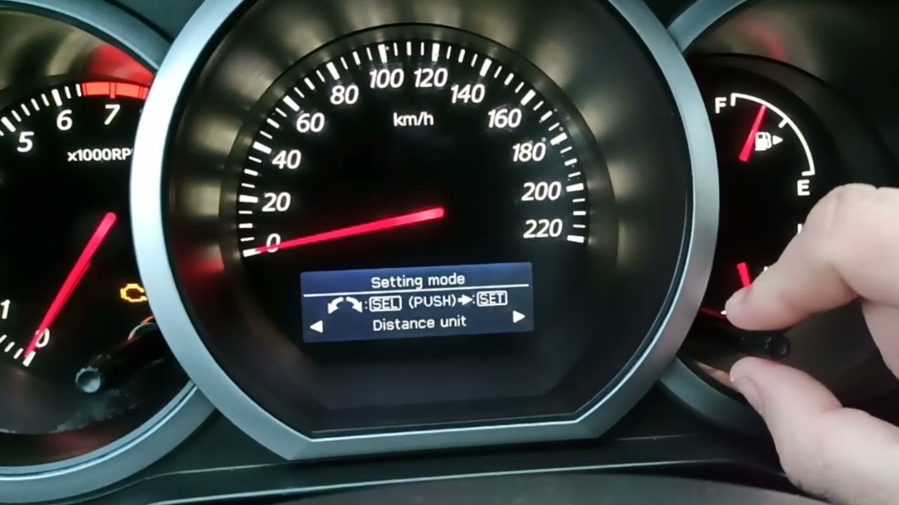 Configurações do painel e computador de bordo do Grand Vitara GV3
