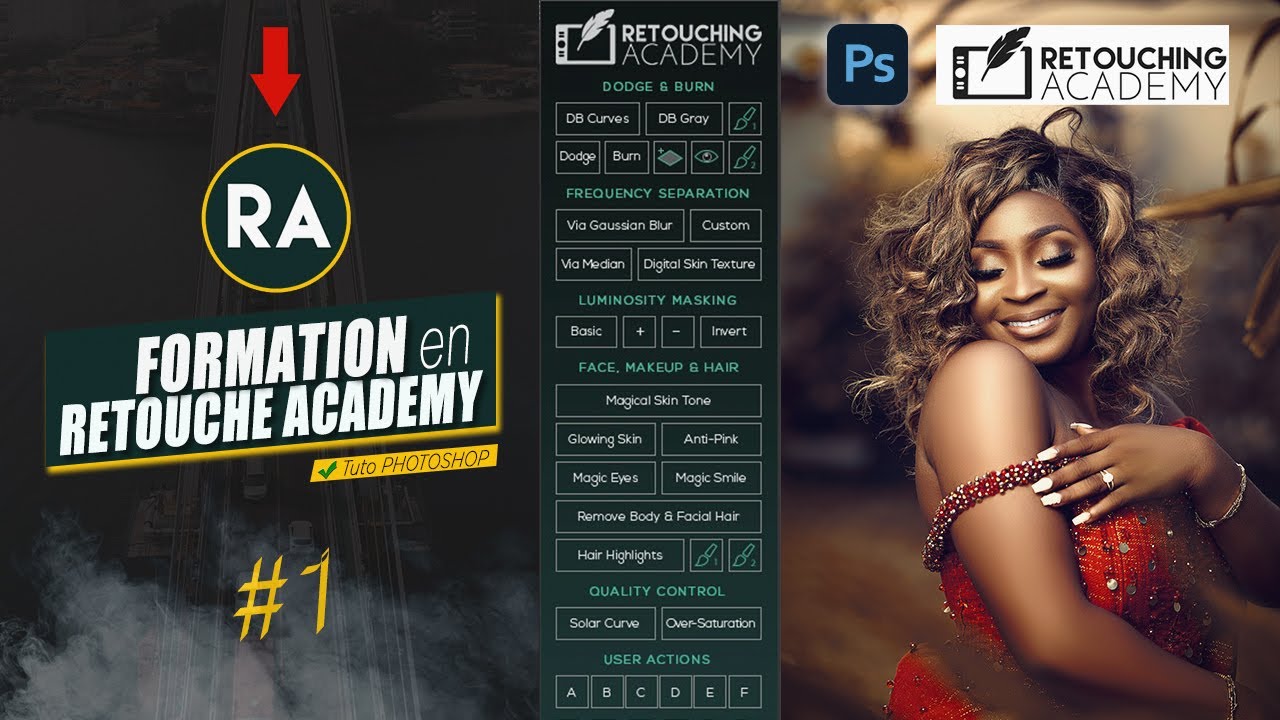 Formation en retouche Academy (Retouching Academy sur Photoshop)