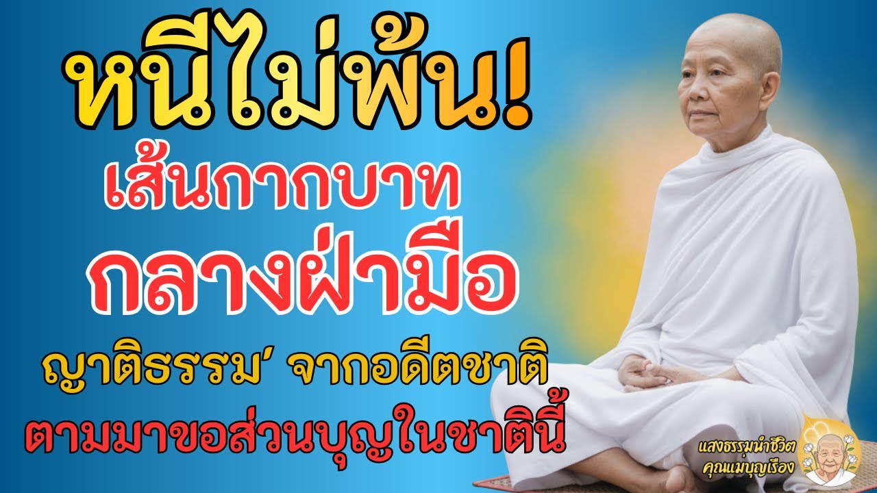 หนีไม่พ้น! ...คนมีกากบาทกลางฝ่ามือ มักมี 'ญาติธรรม' จากอดีตชาติ ตามมาขอส่วนบุญในชาตินี้