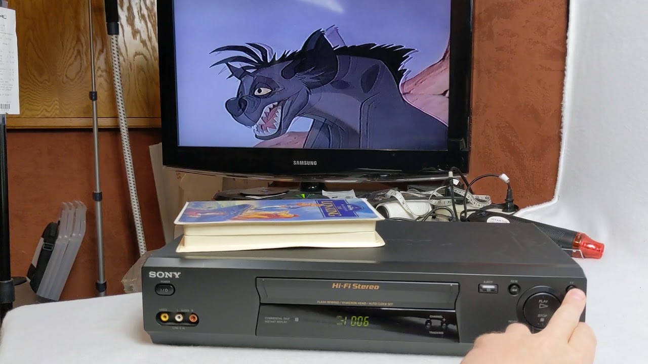 🔥 TESTED SONY Hi-Fi VCR SLV-N77 4 Head w? Remote cable and Tape