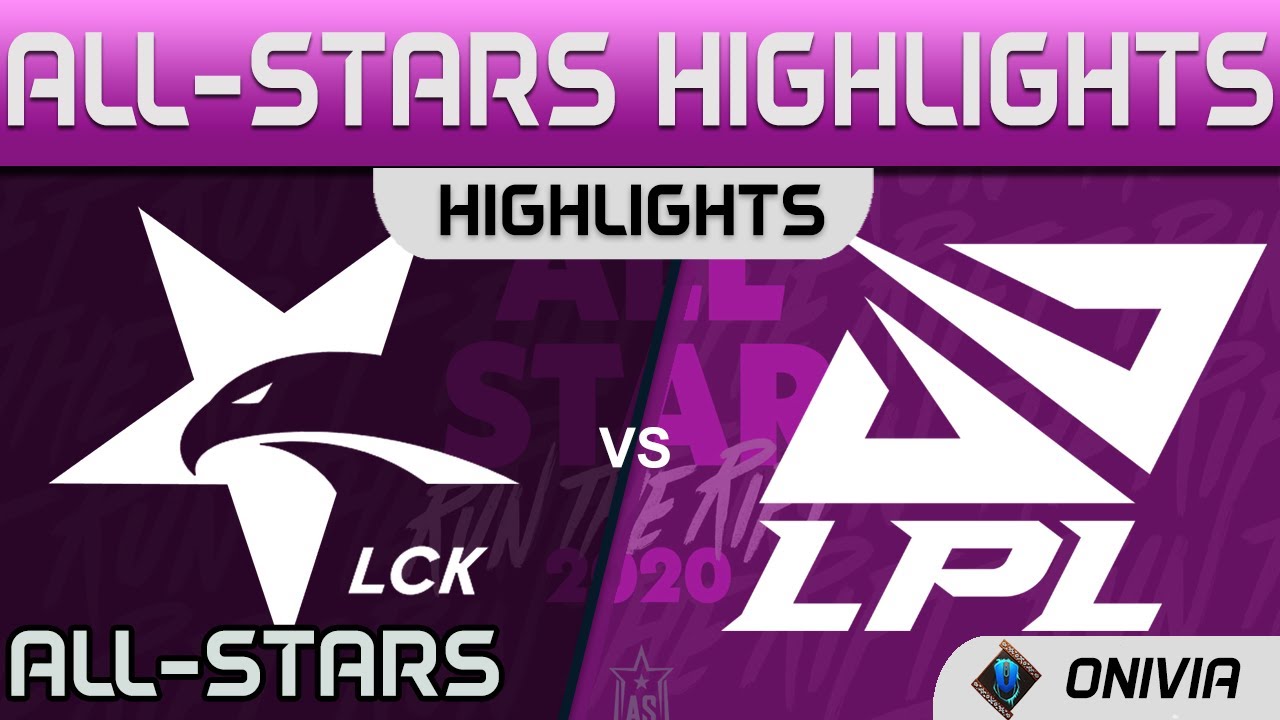 LCK vs LPL Highlights All Stars LoL All Stars 2020 by Onivia