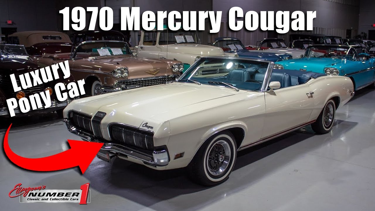 1970 Mercury Cougar! A Rare Pony Car!