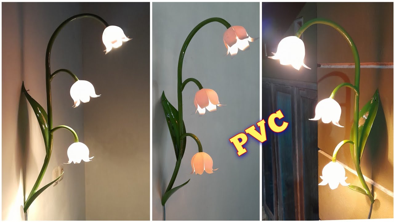 Cara membuat Lampu Hias Dinding dari Paralon PVC