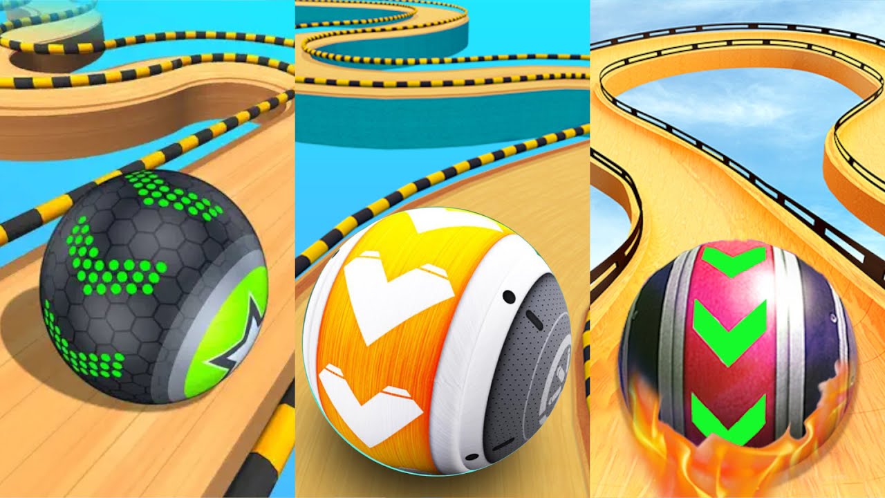 Going Balls Vs Sky Rolling Ball 3D, GyroSphere Trials - Satisfying Ball Games