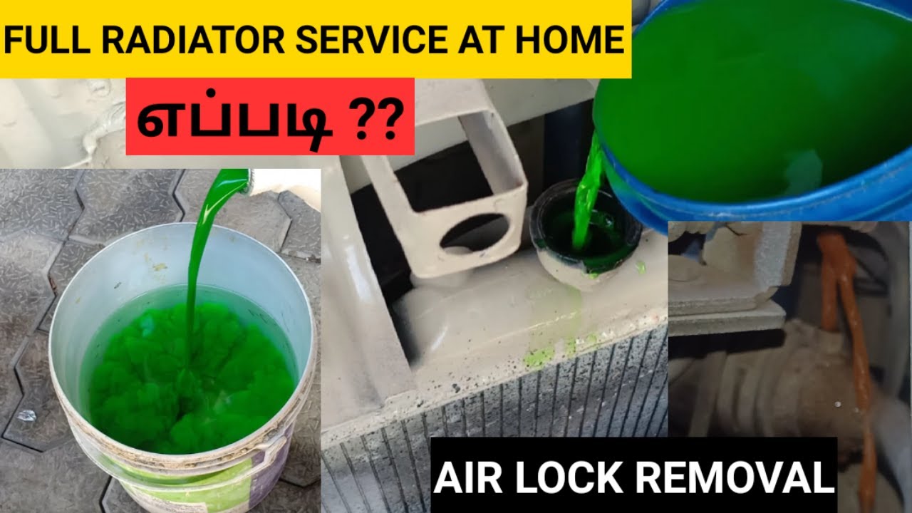 Tata Ace Radiator Cleaning Tamil | How to change coolant and remove Air Lock at Home