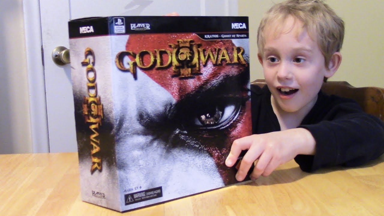 NECA Ultimate Kratos (God Of War III) Action Figure Unboxing & Review