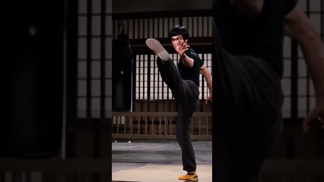 Bruce Lee’s Mastery of Leg Control — A Training Moment | Sora AI