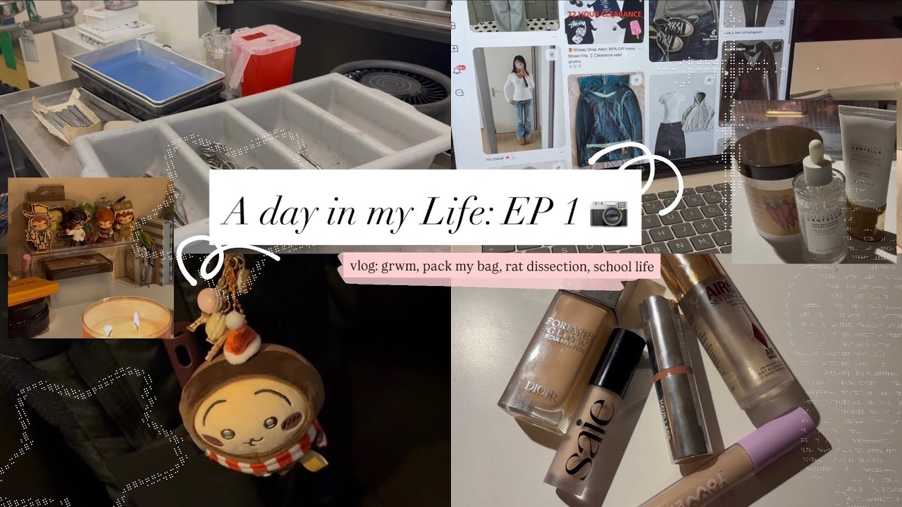 A day in my life - EP 1 ⭑𖦹°‧ : vlogging, grwm, school life