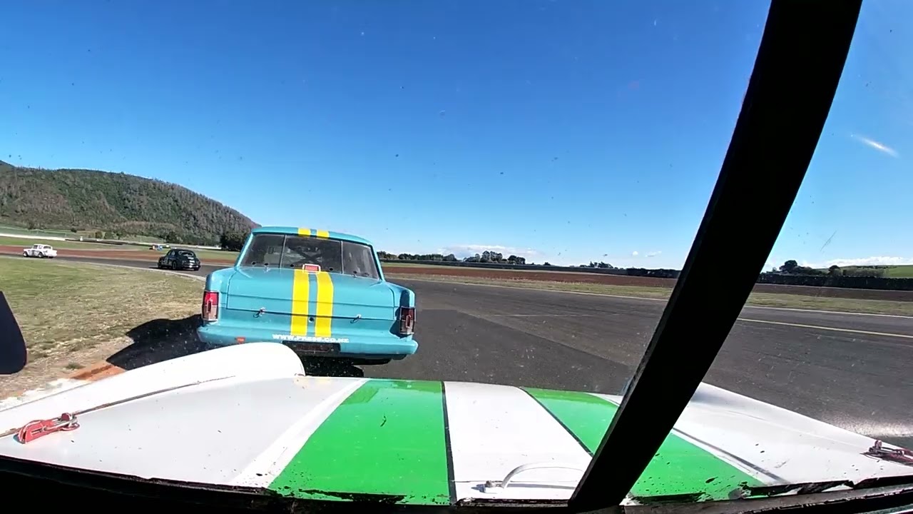 Pre 65 / Mini Challenge - Brandon Weld - Ford Anglia. Taupo Round 7 2022. Scratch race