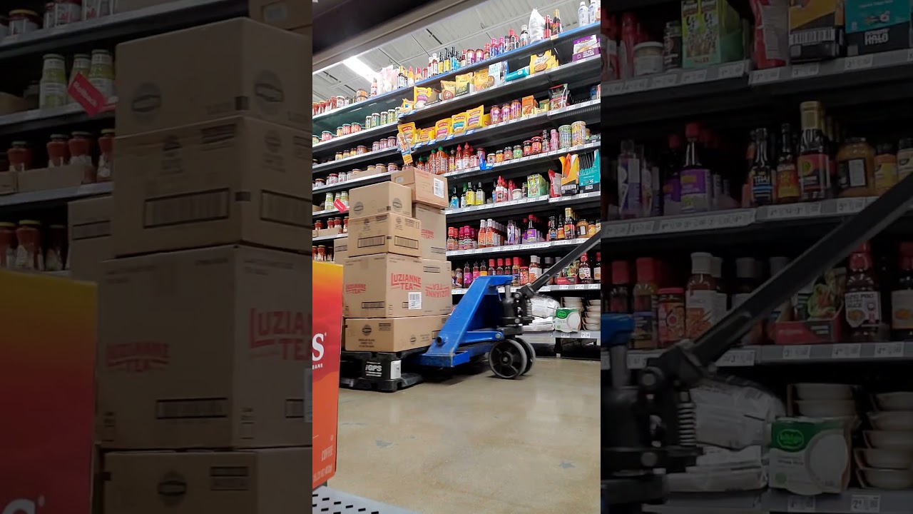 My first job in America. #stocker #walmart #retailstore #work #job #grocerystore #shorts  #ofw