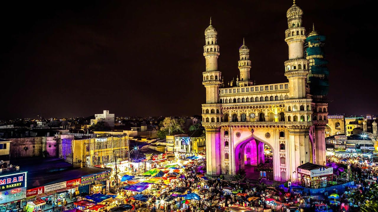 Beautiful Charminar Explored | Night Life | Charminar | Walkthrough | Laad Bazar | Hyderabad Tourist