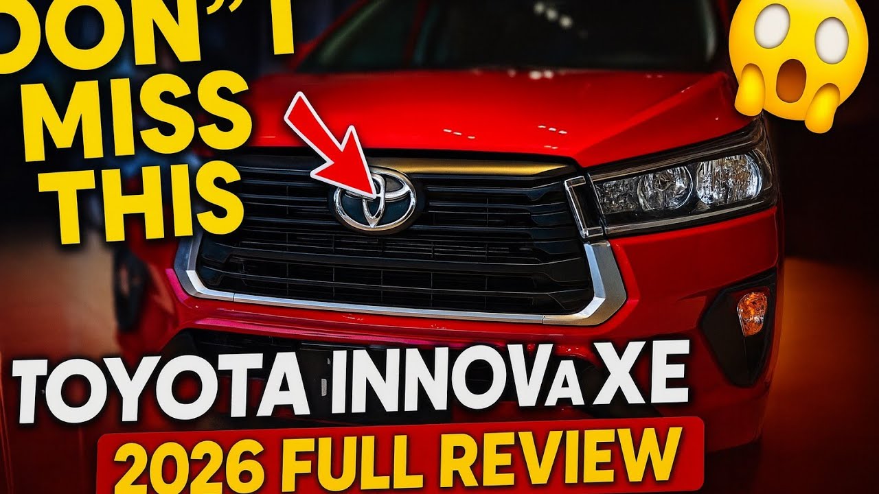 TOYOTA INNOVA XE 2026 ПОЛНЫЙ ОБЗОР И ХАРАКТЕРИСТИКИ