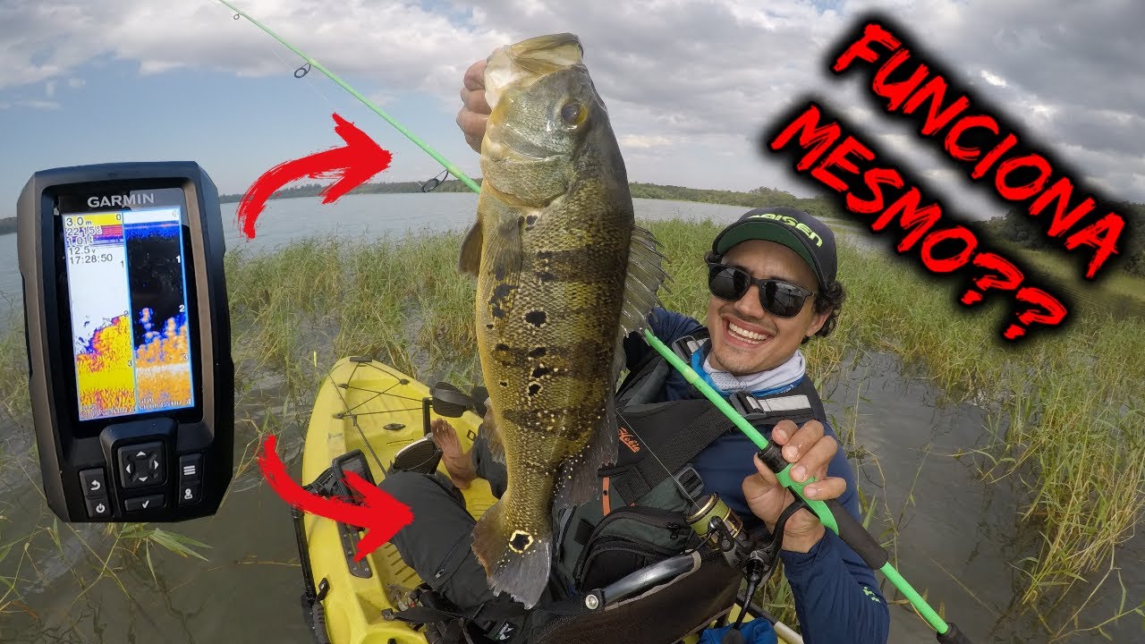 SONAR PARA PESCAR TUCUNAR&Eacute;!! FUNCIONA? PARA QUE SERVE E COMO USAR. Pescaria no inverno