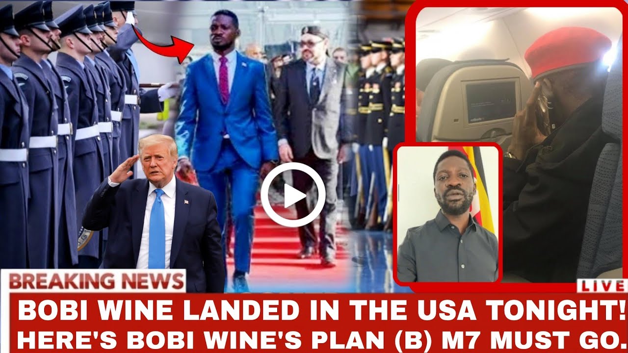 Breaking News!🚨Bobi Wine bamwaniriza nga President wa Uganda mu America!Laba awereza Gen M7 obubaka!