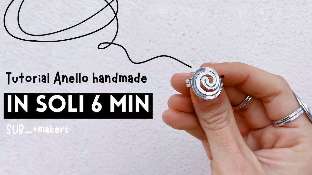 Come realizzare questo ANELLO in soli 6 MINUTI - Tutorial per principianti | #diy #handmaderings