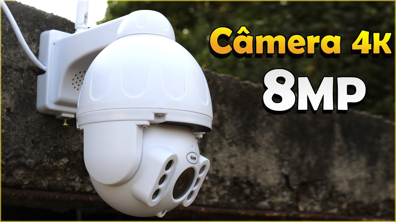 CONFIGURANDO CÂMERA IP 4K NEYE3C, UNBOXING, REVIEW E TESTANDO QUALIDADE DO VÍDEO
