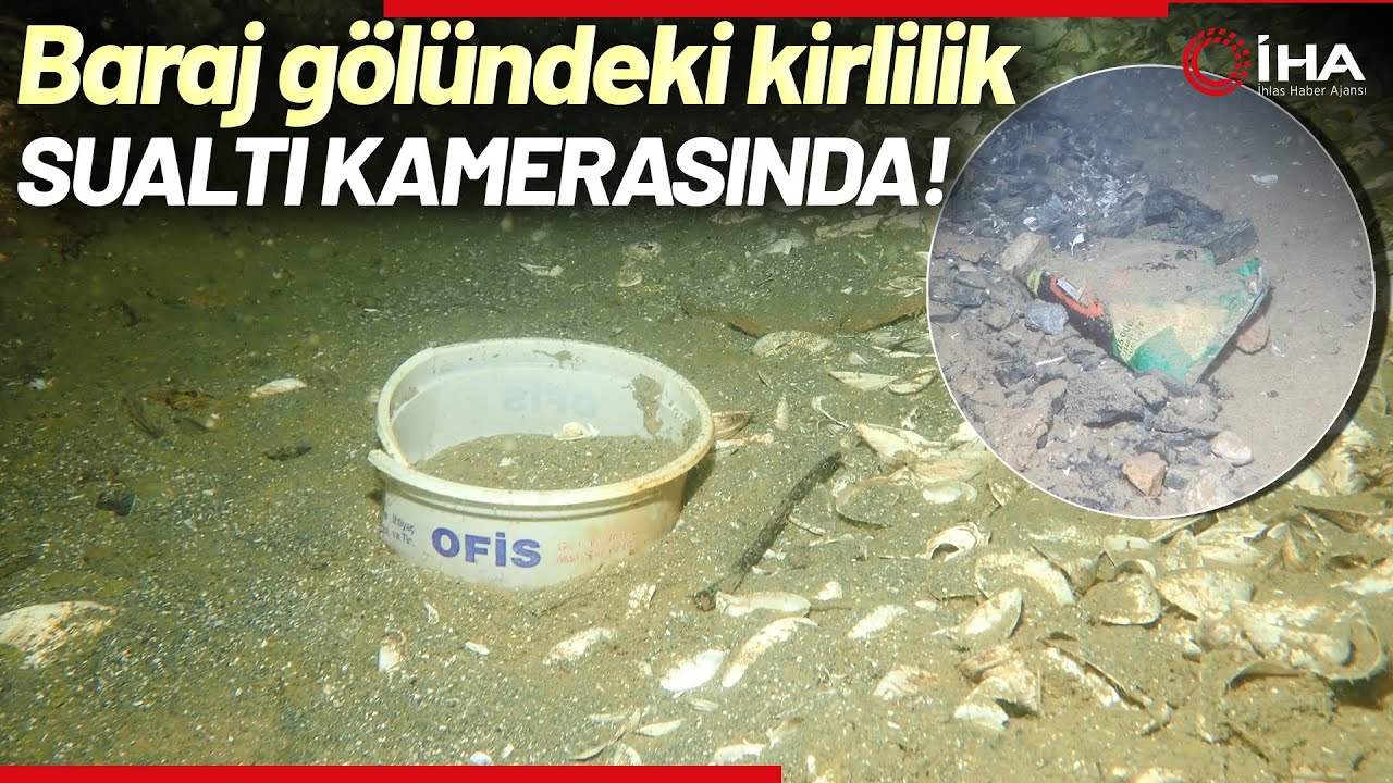 Keban Baraj Gölü'ndeki Kirlilik Su Altı Kamerası İle Görüntülendi