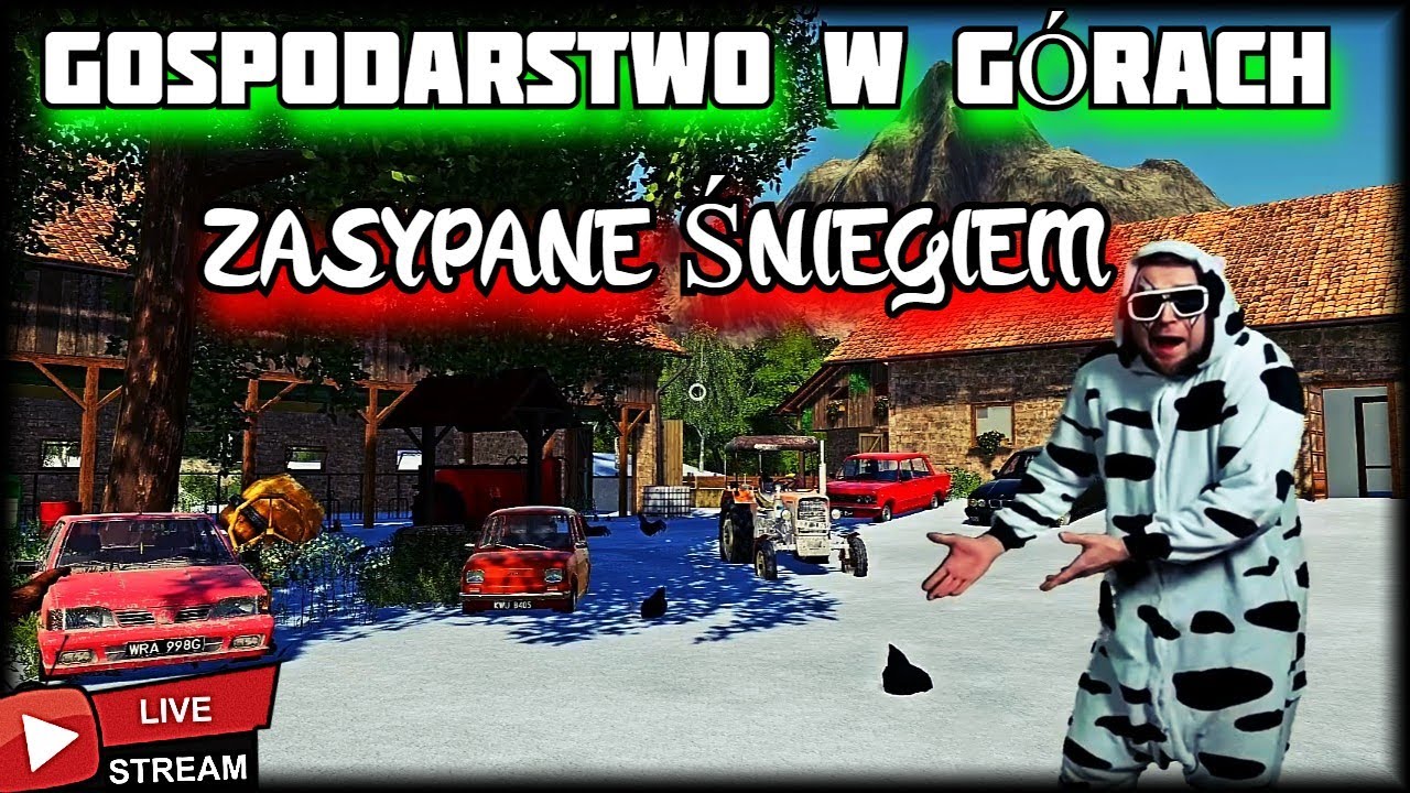 GOSPA W GÓRACH ZASYPANA ŚNIEGIEM ! IDZIEMY NA ZBIORY DO POLA TYLKO JAK ?