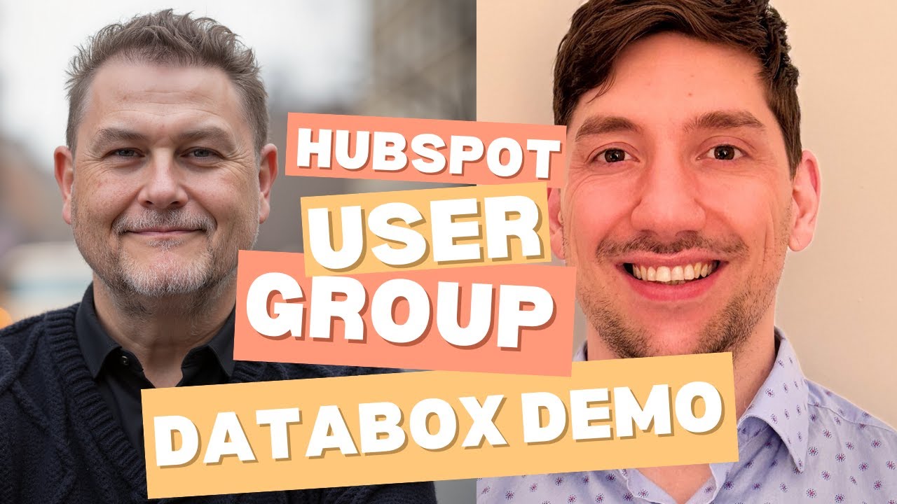HubSpot + Databox: Smarter Analytics, Dashboards & Business Intelligence | HUG Live Demo