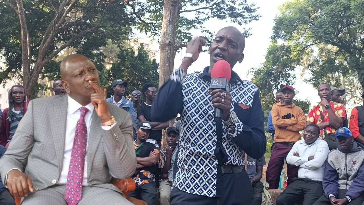 FEARLESS KAMBA MAN LOSES TEMPER AS HE LECTURES PRESIDENT RUTO LIKE A KID FOR GIVING SOMALI ID DIRECT