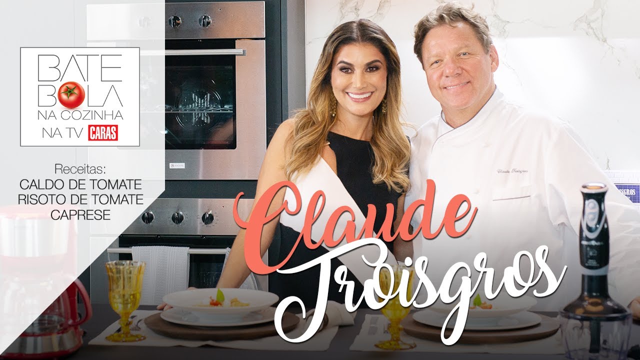 RISOTO DE TOMATE CAPRESE com o chef Claude Troisgros | 🍅 Bate Bola na Cozinha