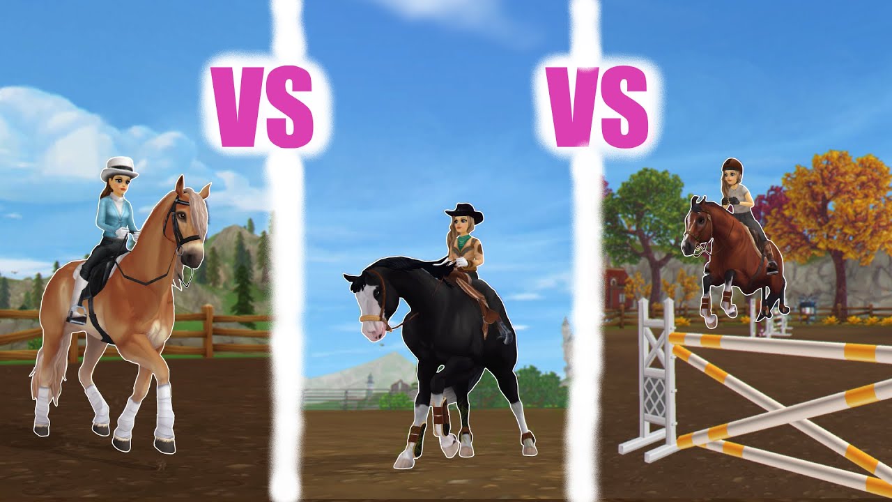Dressurreiter VS Westernreiter VS Springreiter 🥳😨/SSO/Aleah Mclion