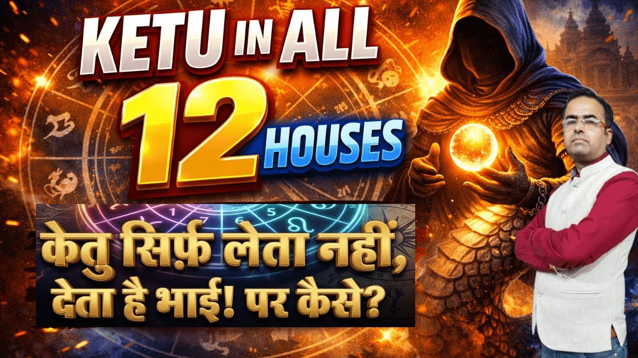 Ketu in All 12 Houses How He Actually Gives Results I केतु सिर्फ छीनता नहीं, देता है – कैसे?