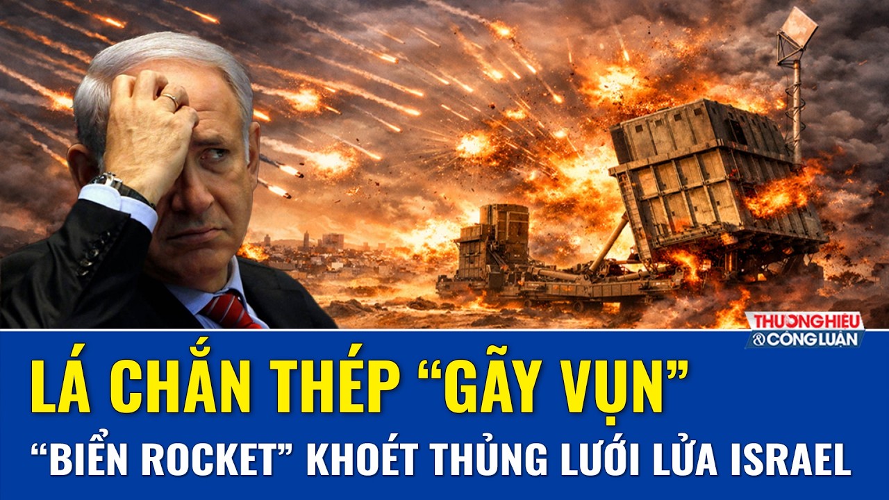 Vòm Sắt “vỡ trận”: Hezbollah dùng “biển hỏa lực” xuyên thủng lưới phòng không Israel