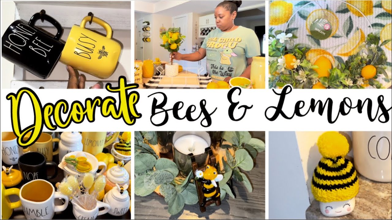 DECORATE WITH ME | LEMON AND BEES  🍋🐝 | 2023 DECOR