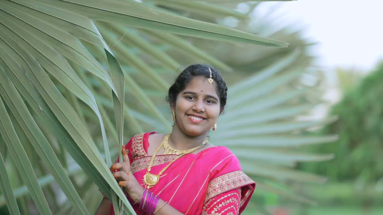 Pranavi halfsaree function 4k