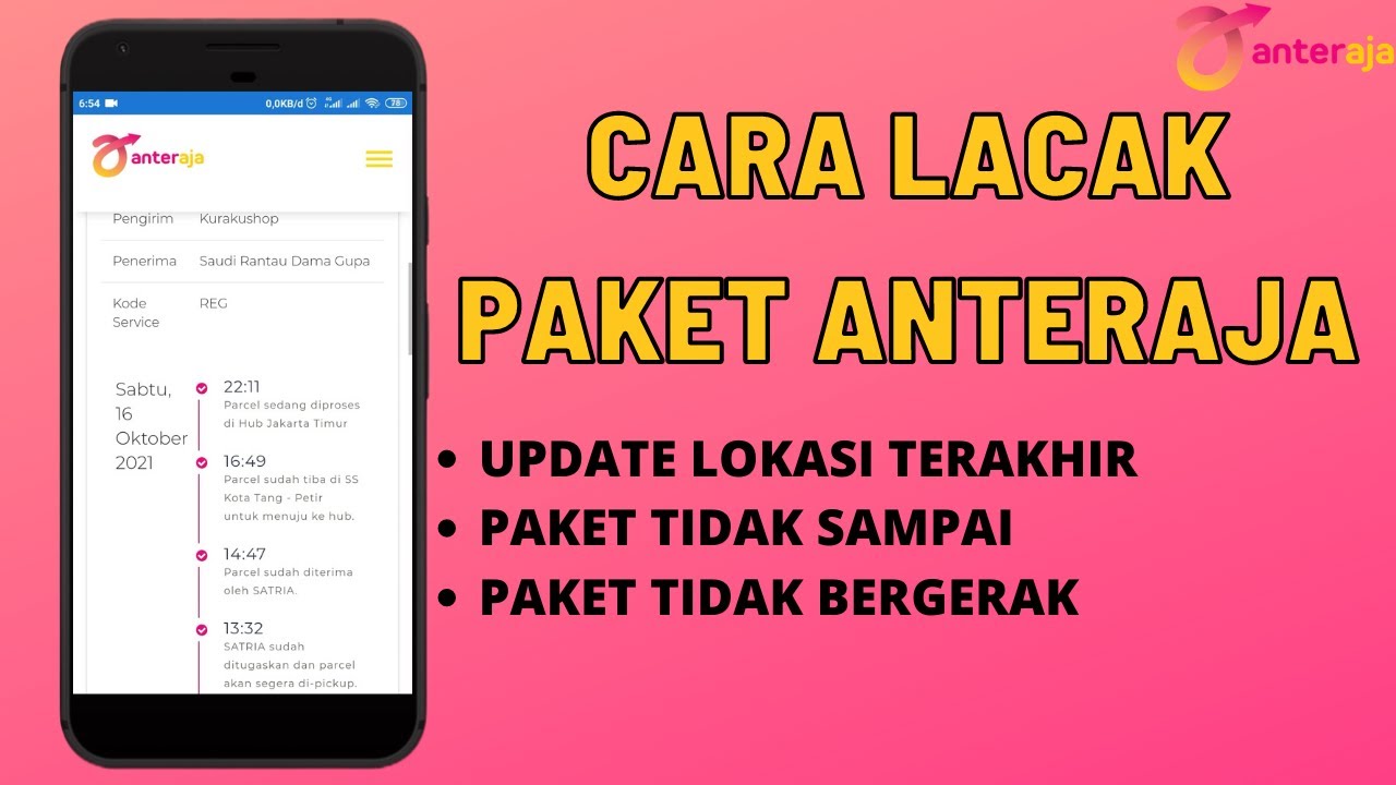 Cara Melacak Paket Anteraja - Cek Resi Anteraja