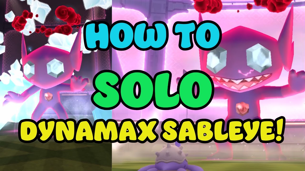 How to SOLO DYNAMAX SABLEYE in Pokémon GO!