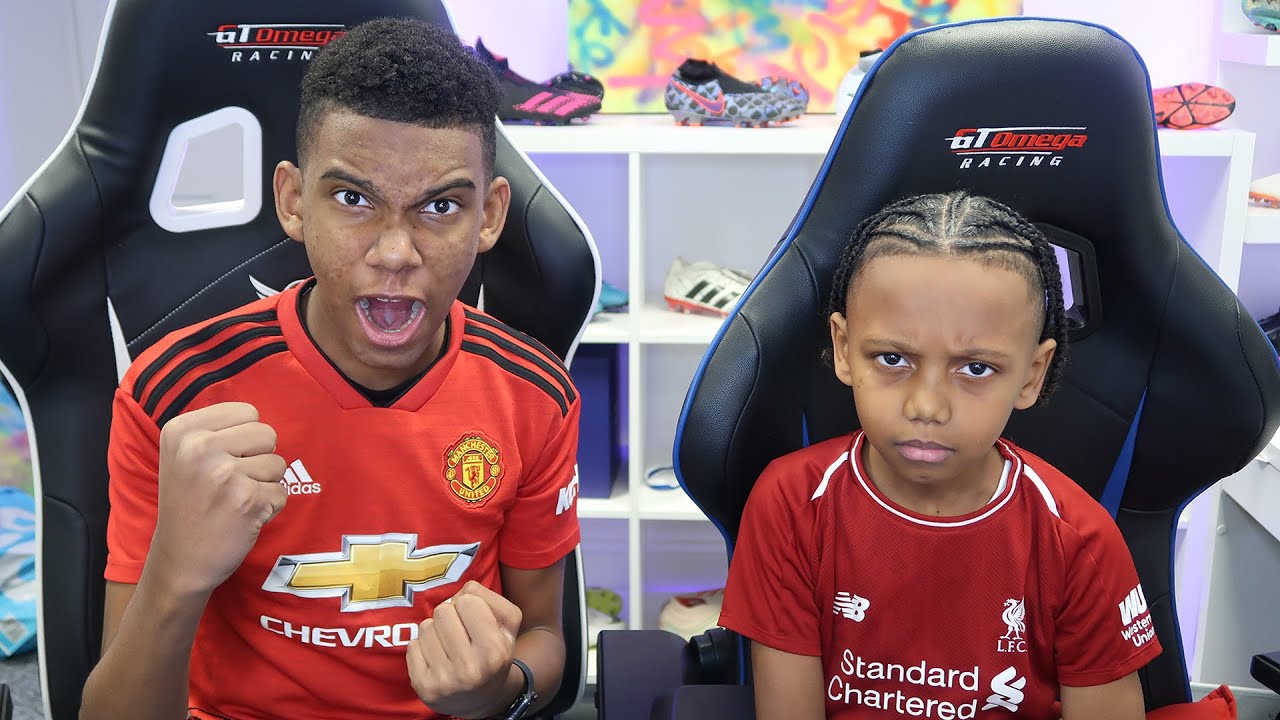 LIVERPOOL VS MAN UTD FIFA 21 W/ LITTLE BRO, WHO WILL WIN!