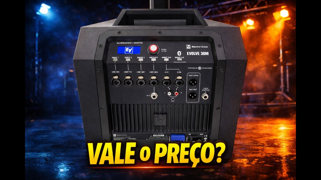 Electro Voice Evolve 30m é uma boa caixa? Minhas impressões!
