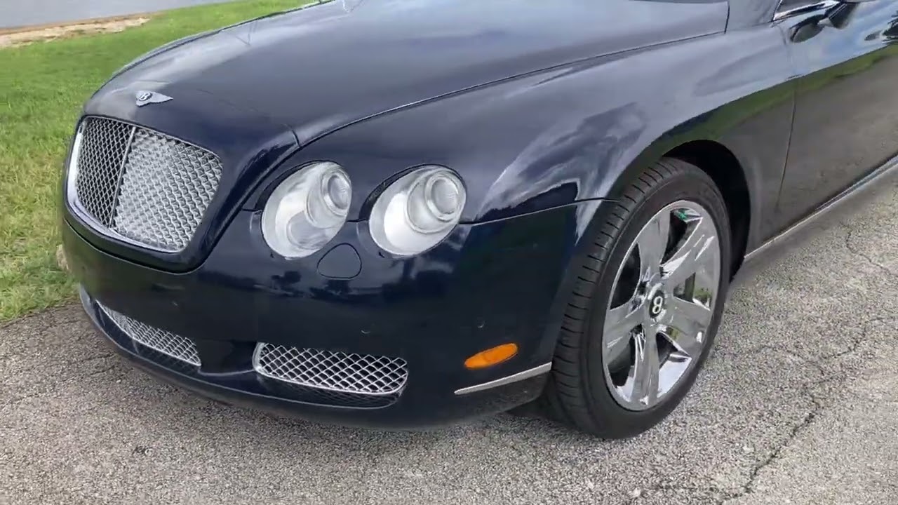 2008 Bentley GTC Dark Sapphire 15K miles Walkaround + Convertible Top Operation