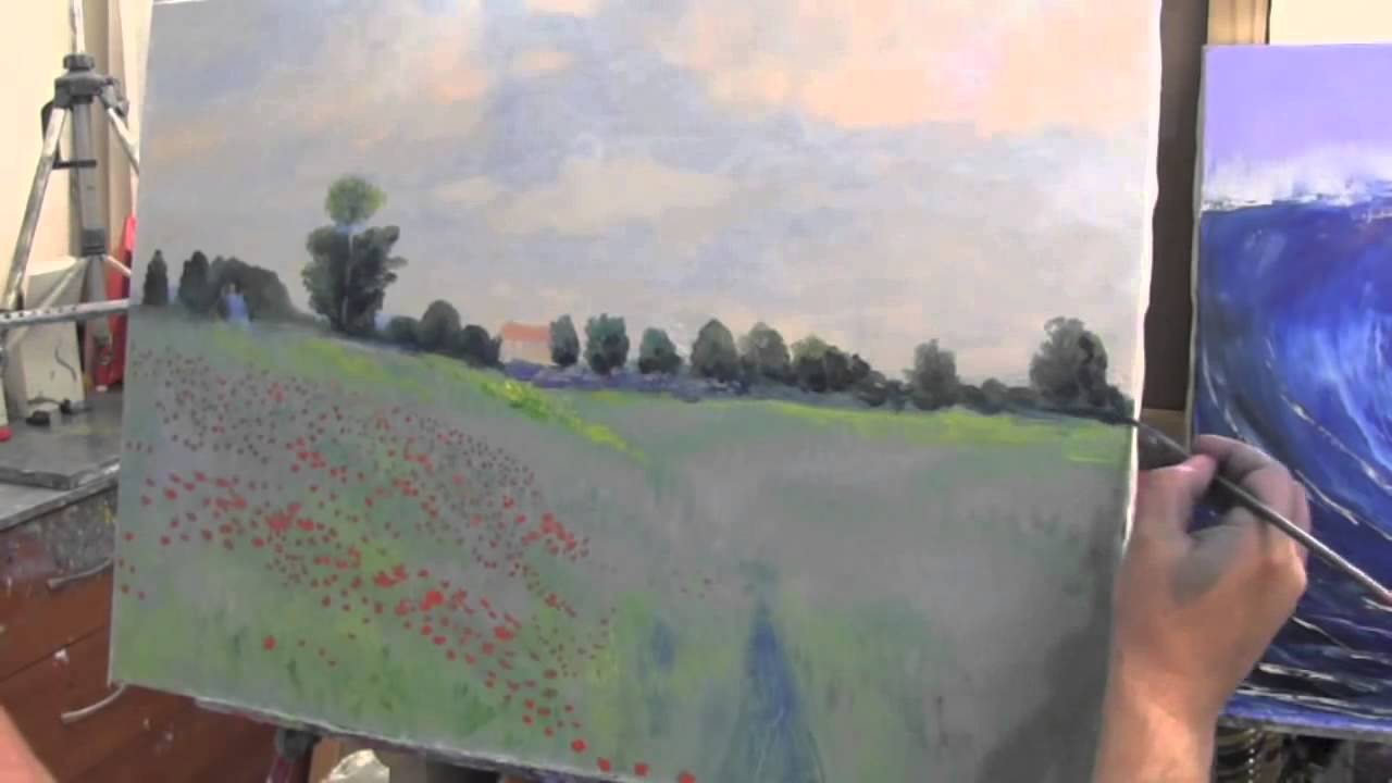 Импрессионизм маслом для начинающих, копия и техника Моне. Игорь Сахаров