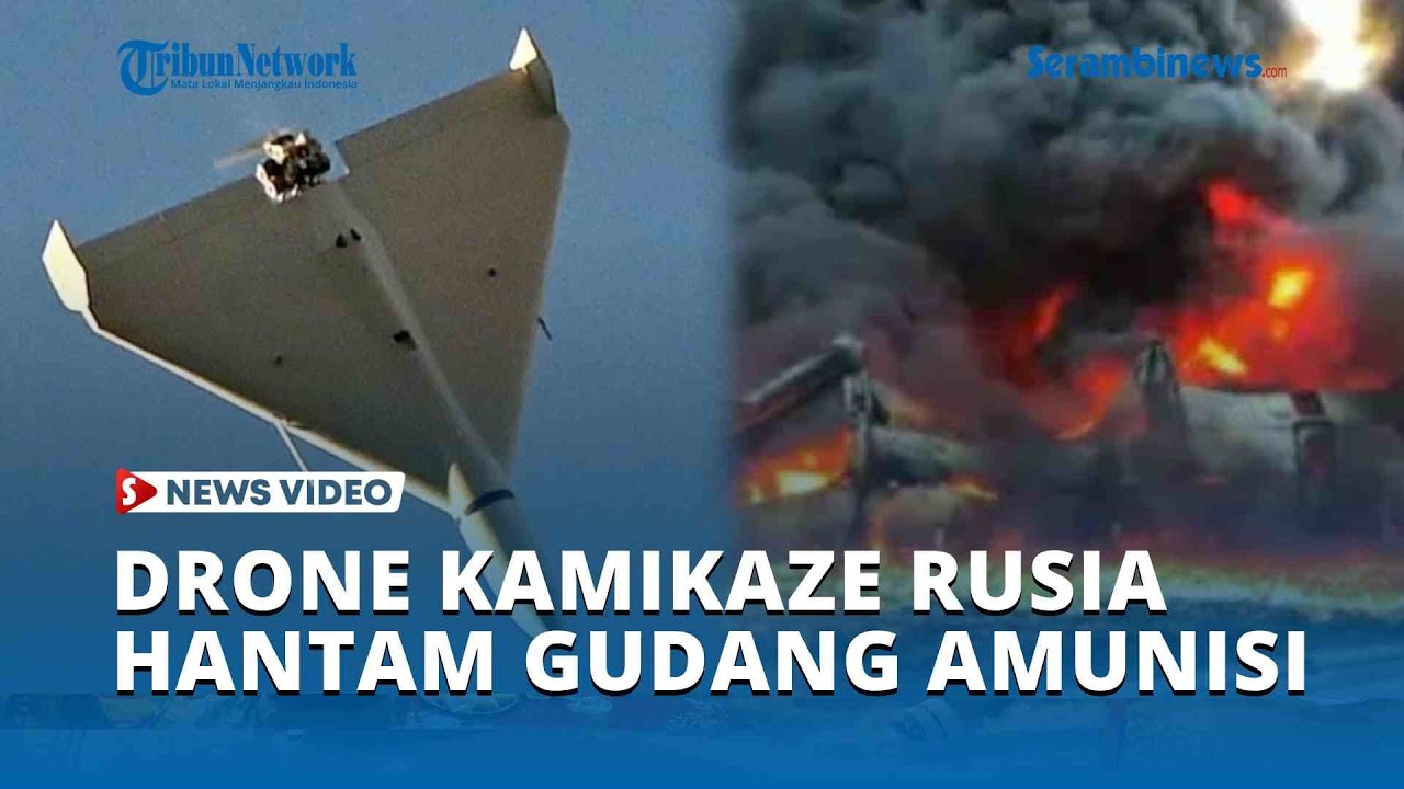 Sekutu AS Keok! Drone Kamikaze Rusia Hantam Gudang Amunisi