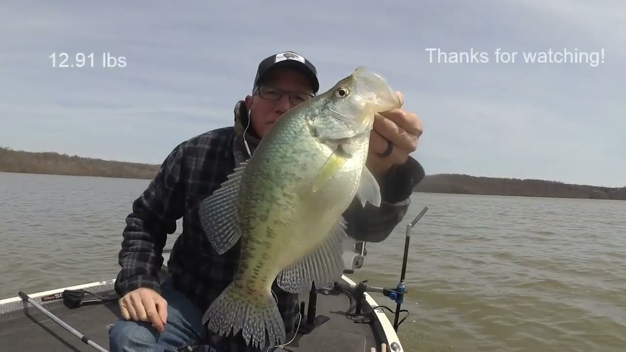 Crappie fishing Lake Monroe April 2022