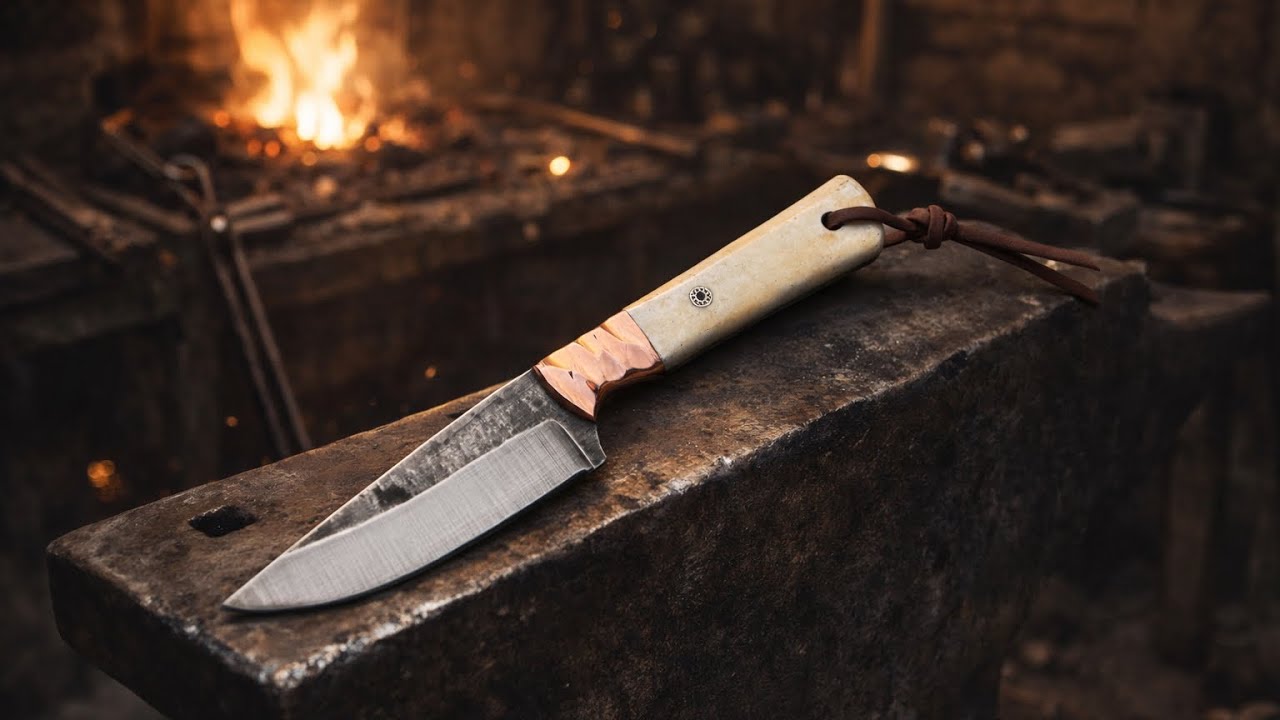 From Raw Steel to Beautiful Handmade Knife