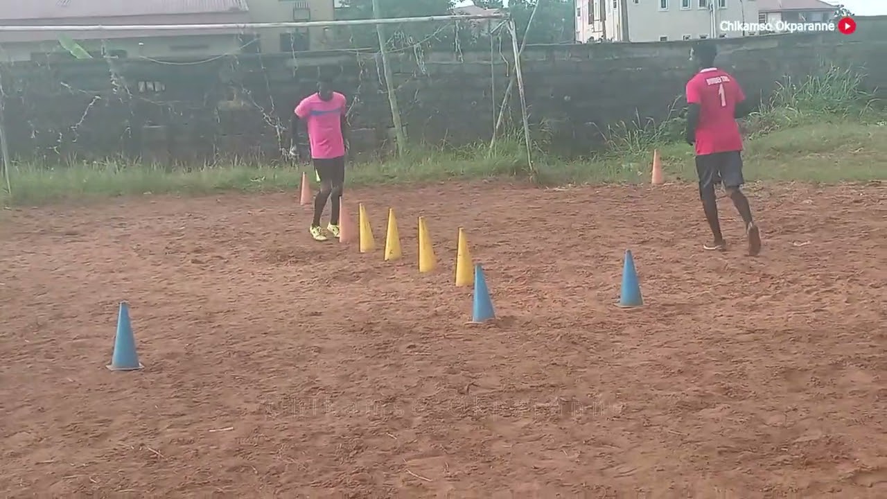 GOALKEEPER O.CHIKAMSO.P  - HANDLING & FOOTWORK (Training Day 1 2025) #goalkeepertraining #goalkeeper