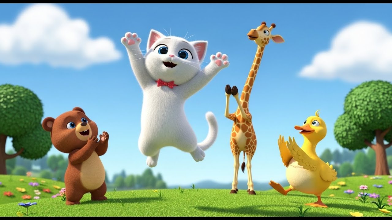 Lulu Cat’s Happy Song | Fun Pet Animal Song for Kids | Nursery Rhymes & Sing-Along