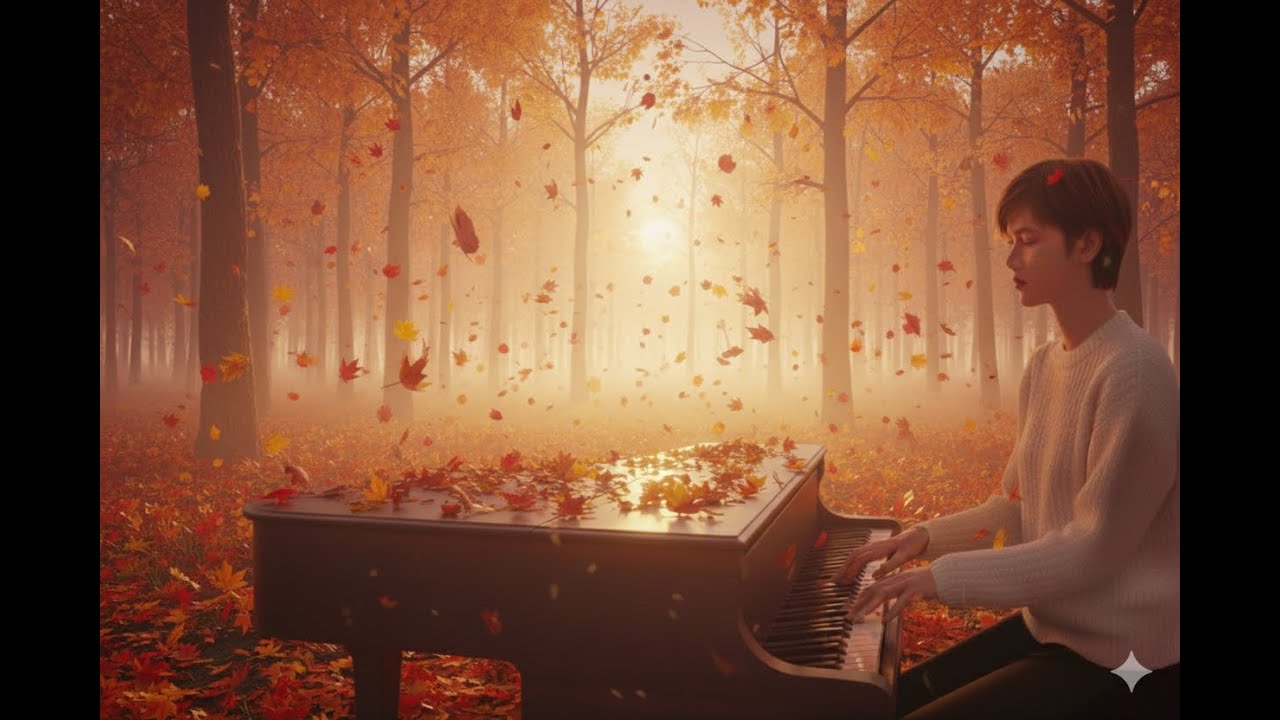 cozy Autumn  misty sunset- relaxing music | Maco Cuem Chill