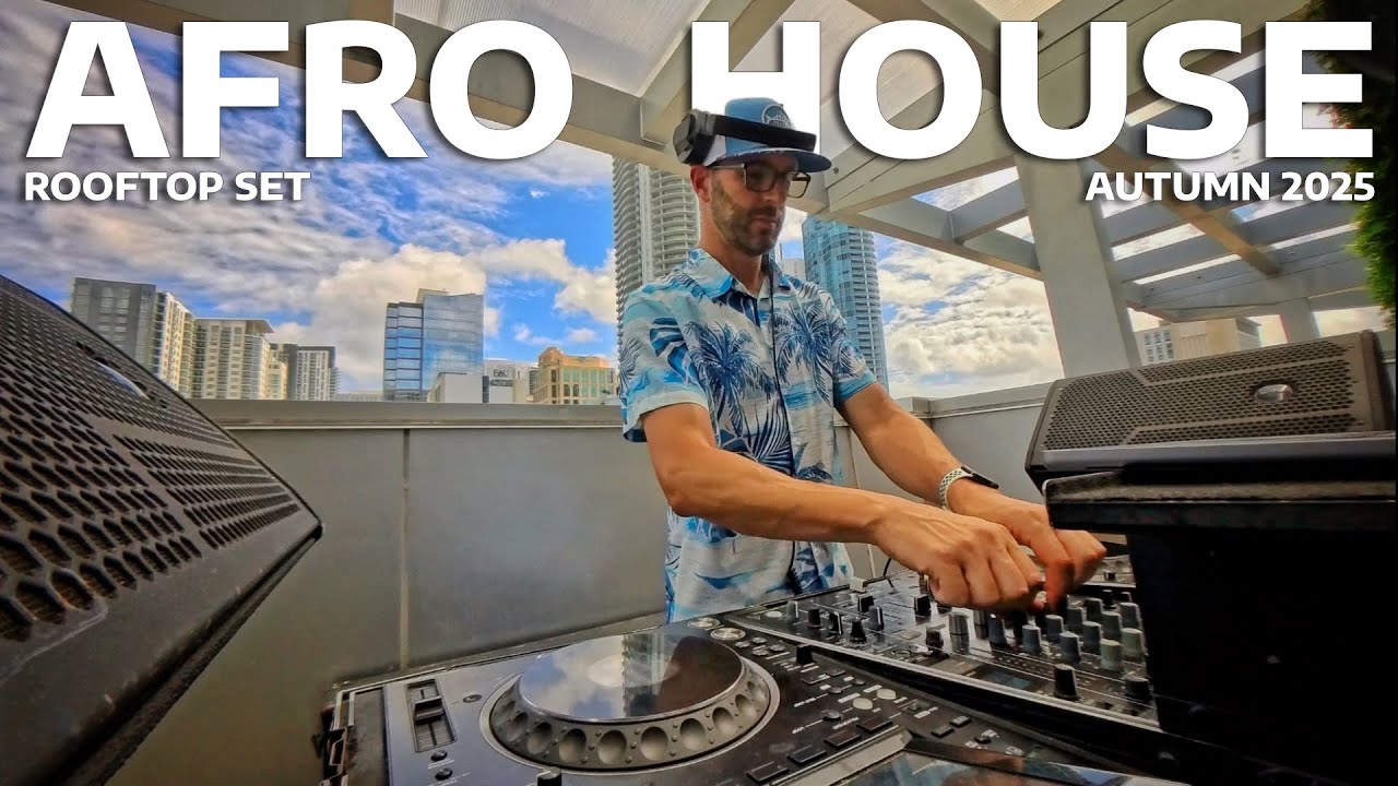 AFRO HOUSE 2025 🔥🍁 AUTUMN ROOFTOP MIX: HUGEL, Adam Port, Tiesto / Oct 19